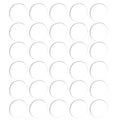 30pcs Silicone Rubber Furniture Pads Non Slip Anti Wear Protection