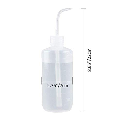500 ML Plastic Squeeze Type Watering Bottle Garden Tools/Gardening Tools/Succulent Planter Tools Transparent White - view 3