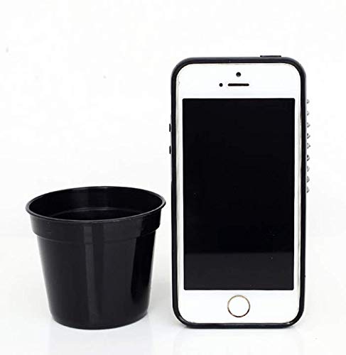 Round Succulents Plant Pots Drainage Hole, Set of 40 Mini Plant Pots 2.5" Wx2.25 H,Perfect for Plant Seeds,Seedling Nursery Transplanting Planter Container(Black) - view 5