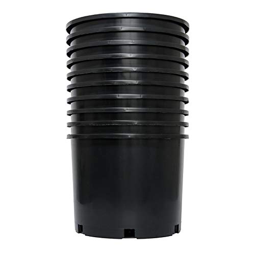 Pro Cal Wide Rim Nursery Pots, 5 Gallon, Set of 5, Injection Molded - view 5
