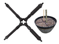 Adjustable Plant Stake Support Holder Brace for Potted Plants (XL). Adjusts from 16" to 26". Fits Stakes up to 1.25" in Diameter.