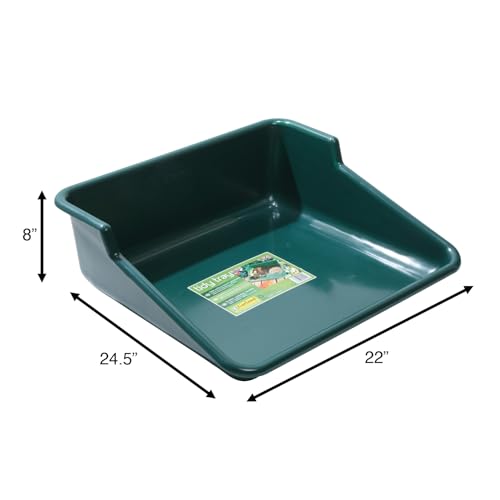 Garden Tidy Tray – Green, 24.5" L x 22" W x 8" H – Sturdy One-Piece Potting Tray, Indoor/Outdoor Gardening, Recycled Plastic, Lightweight, Versatile Use - view 2