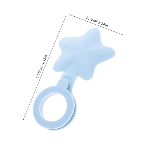 2pcs Star Shaped Tub Water Stopper, Silicone Flat Drain Cover for Bath - view 2