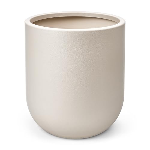 13 Inch Large Plastic Planter with Drainage for Houseplants