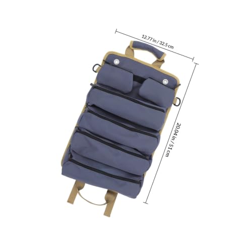 Roll up Tool Bag Heavy Duty Canvas Organizer for Electricians and Gardeners - view 2