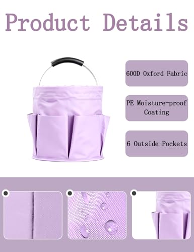 Cleaning Caddy with Handle, for Cleaning Supplies Organizer Bucket - view 3