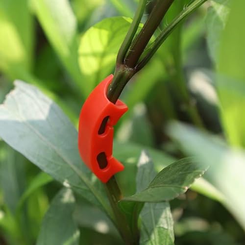 Plant Bender Clip, 35/ 60Pcs PP Plant Stem Trainer with Ears & Elbows 2 Shapes for Plants Gardening Vine Branches - view 6