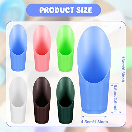 6 Pcs Plastic Soil Scoop for Bonsai Indoor Plants, Color 3 - view 2