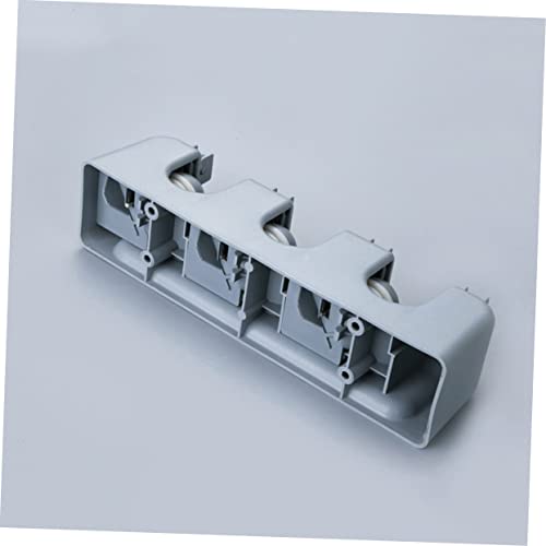 Wall Mounted Broom Holder with 3 Slots 4 Hooks, PP Plastic Mop Storage Rack - view 7