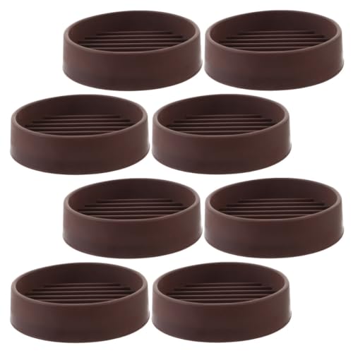 8pcs Inch Round Rubber Furniture Leg Pads, Non-Skid Floor Protectors