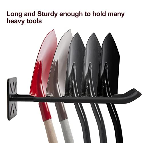 4 Pack Metal Wall Mount Garage Double Storage Hooks - view 4
