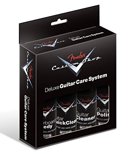 Fender Guitar Super Care Kit Bundle with Custom Shop Deluxe Guitar Care System 4 Pack, Super-Soft Dual-Sided Microfiber Cloth, and Fender Factory Microfiber Cloth - view 6