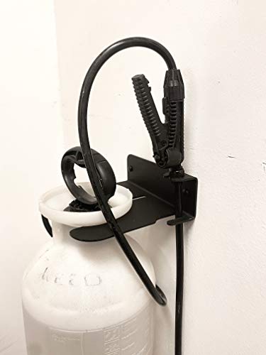 Garden Pump Sprayer Holder | Wall Mounted Garden Tool Garage Organizer and Storage | FIts Round Bottles up to 2.5 Gallons | for Lawn, Plant, Water Sprayers - view 6
