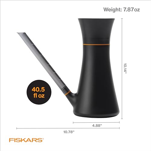 Indoor Watering Can,Long Reach Spout for Precision Hydration on House Plants,Flowers&Garden,Anti-Drip Nozzle with Translucent Volume Markings,Ergonomic Recycled Plastic Body,40 oz,(Pack of 4) - view 3