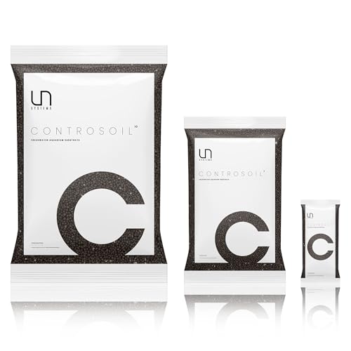 Controsoil - Freshwater Aqua Soil Substrate for Fish, Shrimp, Live Plant Propagation and Aquascaping - 6.8pH Low Ammonia, Volcanic Ash - Black, Fine (3 Liter)