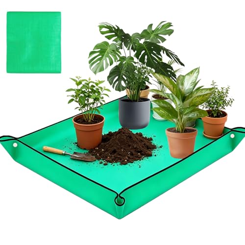 59" x 59" Extra Large Repotting Mat, Thickened Foldable Gardening Mat