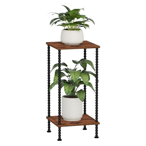 2 Tier Plant Stand Indoor, Square Plant Stands, Potted Holder Rack