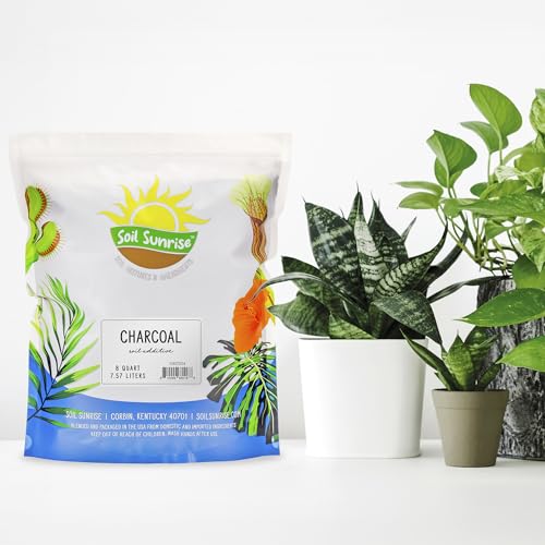 Horticultural Charcoal for Indoor Plants (8 Quarts) Hardwood Soil Additive for Orchids, Terrariums, and Gardening - view 2