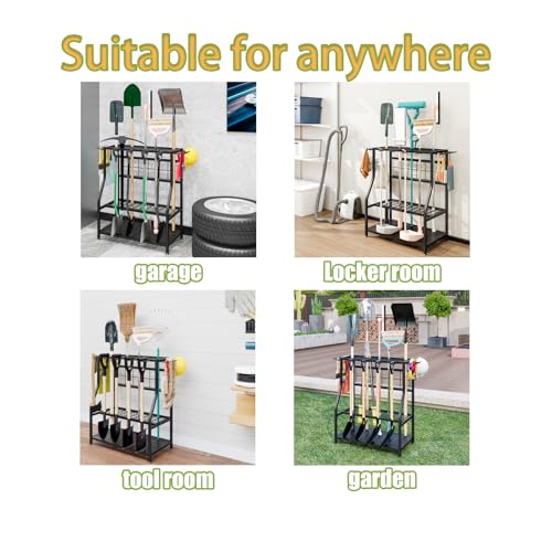 Garden Tool Organizer Yard Tool Tower Rack Shed Organization - view 6