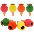 8 Pack Terracotta Self Watering Spikes - Auto Irrigation Stakes for Potted Plants, Indoor & Outdoor Plant Waterer Devices with Anti-Overflow (Easy 5 Min Setup(4 Colors)