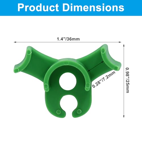 60 PCS Plant Stem Trainer Clips, Green - view 2
