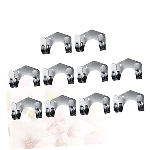 10 Pcs Iron Double Hook Rack for Gardening Tool Supplies and Hoses - view 7