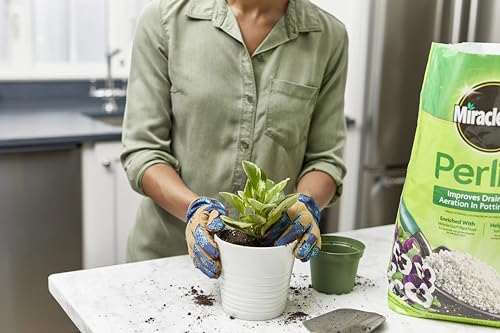 Miracle-Gro Perlite - Enriched with Plant Food, Improves Drainage and Aeration in Potting Soil Mixes, For Container Plants, 8 qt. (3-Pack) - view 3