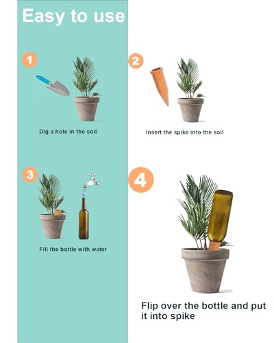 10pcs Terracotta Watering Spikes - view 3