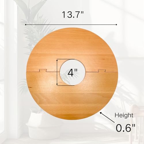 13.7 Inch Plant Pot Grid from Animals, Wooden Plant Pot Cover, Indoor Plant Protector from Cats, Flowerpot Decorative Cover. - view 2