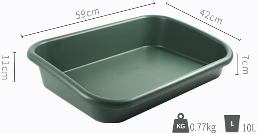 Garden Tidy Tray, Multifunctional One Piece Potting Tray for Seeding, Mixing, Growing and Pot Storage, Succulent and Cactus Soil Potting Mix Tray 23"x16.4"x4.3",Green - view 6