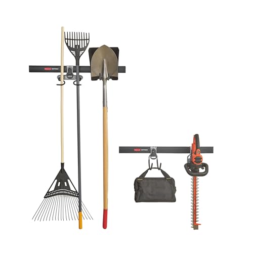 Fasttrack Garage Wall-Mounted Storage System, 6-Piece Kit