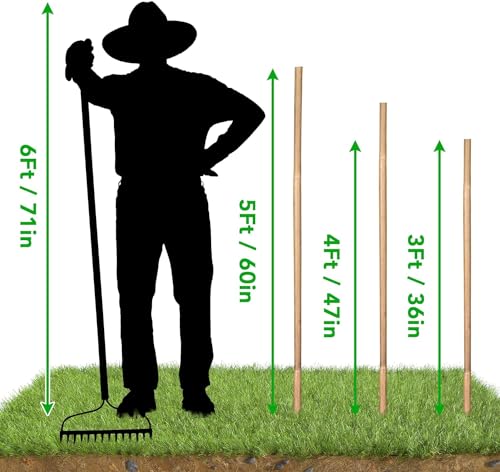 40 Pack Bamboo Stakes for Plant 5 Feet(57.5inch), Bamboo Sticks Plant Support Garden Stakes Poles with 200pcs Twist Ties for Tomatoes, Beans, Potted Plants, Indoor and Outdoor Climbing Plants - view 6