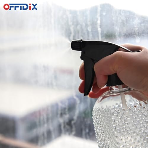 Clear Glass Plant Mister Watering Spray Bottle Adjustable Nozzle 13.5 oz - view 3