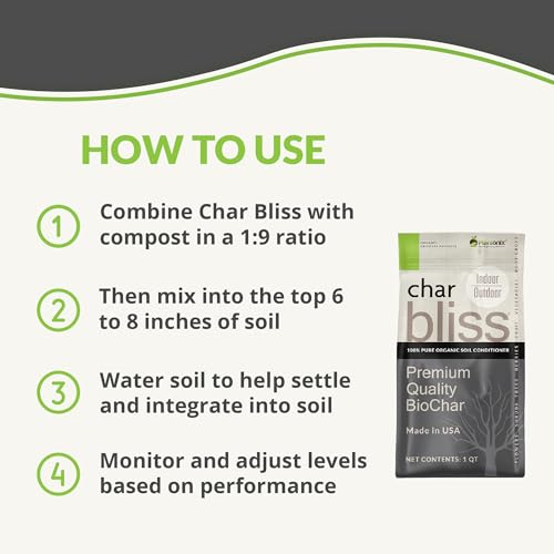 Char Bliss (24 Qts) - Organic Biochar Soil Amendment for Plants & Gardening - view 3