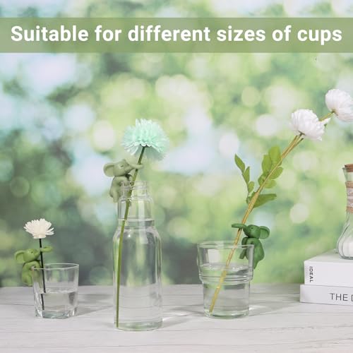 Plant Propagation Buddy, Elephant Plant Propagation Holder with Forest-Themed Greeting Card, Plant Support for Sprouts, Stems, Shoots and Cuttings,Plant Supporters for Plant Lover, 3PCS - view 6