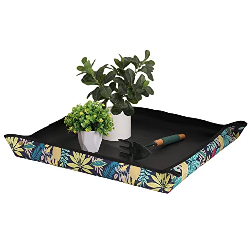 Repotting Mat for Indoor Plants, Gardening Mat for Bonsai, Oxford, 29.5"