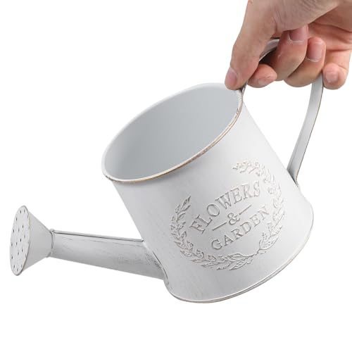 Rustic Metal Watering Can with Long Spout for Precise Pouring - view 4