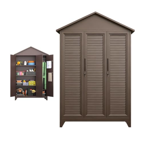 Outdoor Storage Cabinet, Weather‑Resistant