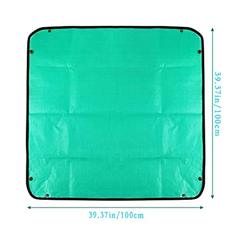 2PCS 39.4" x 39.4" Plant Repotting Mat Waterproof Transplanting Mat Indoor Succulent Potting Mat Portable Gardening Soil Changing and Watering mat Square and Foldable Garden mat - view 3