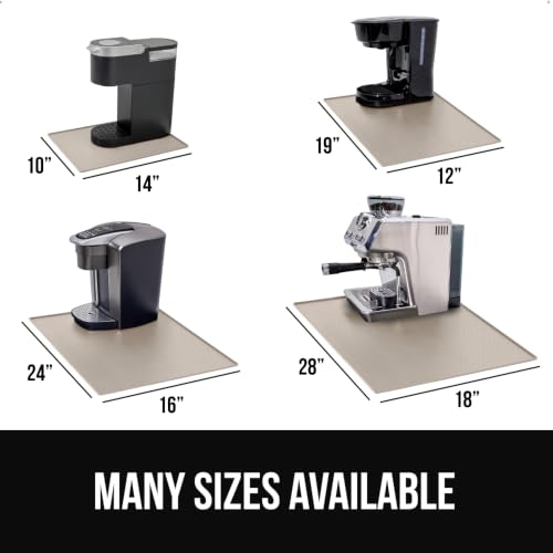 Silicone Coffee Mat, Espresso Bar Essentials, 18x28, Almond - view 5