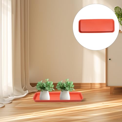 Plastic Rectangular Plant Saucer Tray for Indoor Outdoor Flower Pots - view 7