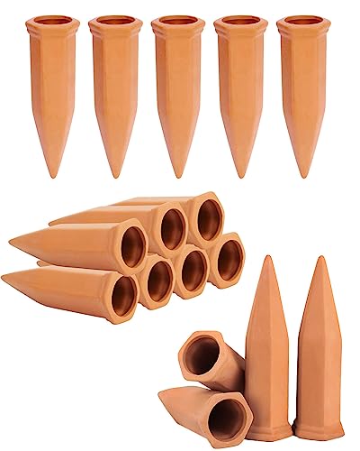 16pcs Terracotta Self Watering Spikes