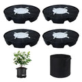 4Pcs Self Watering Pot Base with 1 Plant Grow Bag, Self Watering Pots for Indoor Plants, Plant Saucers, Auto Watering for Plants Indoor - Auto-Irrigation System for 5 Gallon Fabric Pots