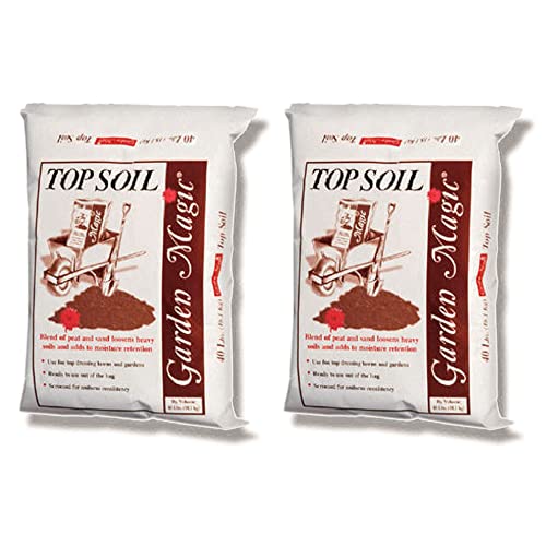 Michigan Peat Organic Potting Topsoil Mix, 40 lb, 2-Pack