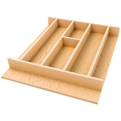 Natural Maple Right Size Drop-In Utensil Drawer Insert - view 5