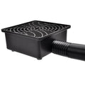 Downspout Catch Basin Gutter Extension with 3"OD Flexible Pipe