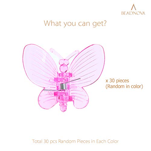 Orchid Clips 30Pcs Butterfly Plant Clips Orchid Support Clips Vine Clips Plant Clips for Support Flower Orchid Vine (Mix Color, 30PCS) - view 3
