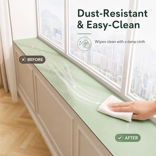 Narrow Window Sill Mat, Cut-to-Fit Non-Slip Pad (Dark Gray, 6 * 79in) - view 3
