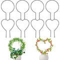 8 Pack Garden Trellis for Climbing Plants, 13" Rust Free