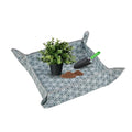 Heavy-Duty Waterproof – Indoor Plant Transplanting & Mess Control Mat, Thick Succulent Potting Tray for Soil Change, Spill-Proof Gardening & Pet Grooming Mat (S - 26.8"X26.8")